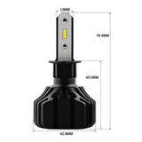 H3 LED Headlight Conversion Kit - Vision S - Superdiode