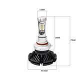 HB3 - 9005 LED Headlight Conversion Kit -  X2 - Superdiode